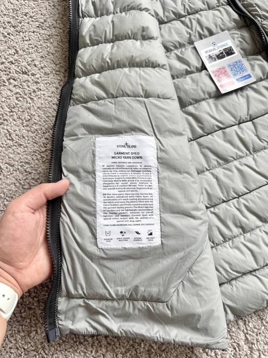 Жилет Stone Island пуховая жилетка стон