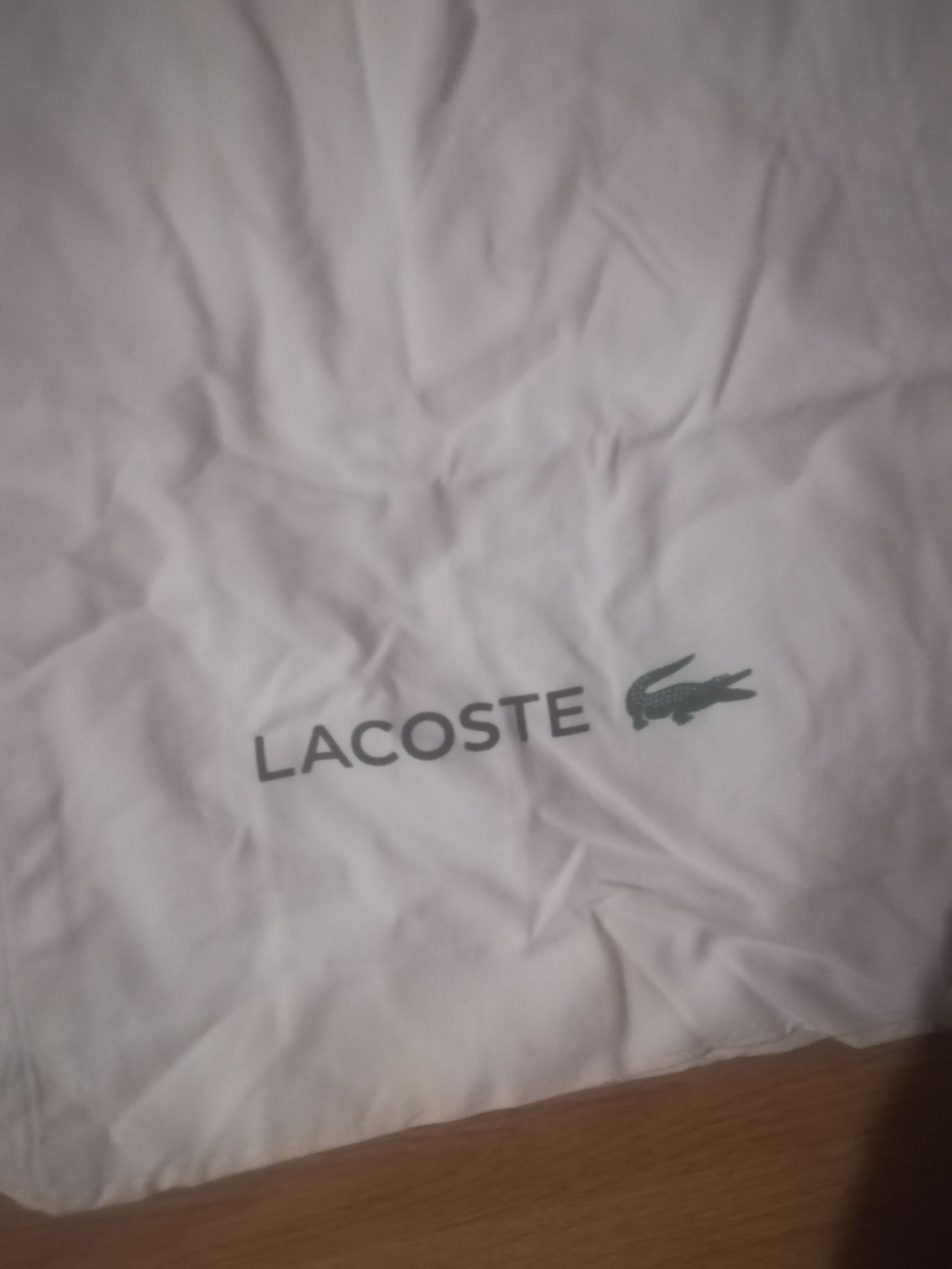 Torba torebka materiałowa Lacoste