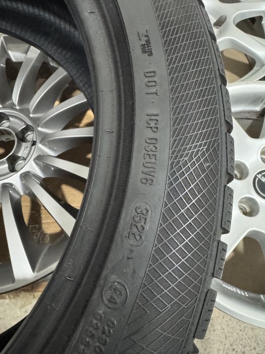 245/45R18 Continental Winter Contact TS850P Run Flat 2шт 2022рік