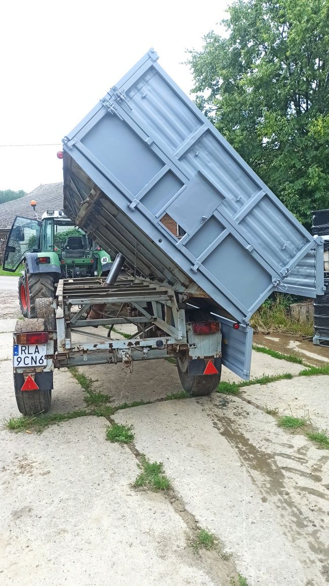 Przyczepa Autosan Sanok D55 wywrotka ja Zasław Pronar D47 D50