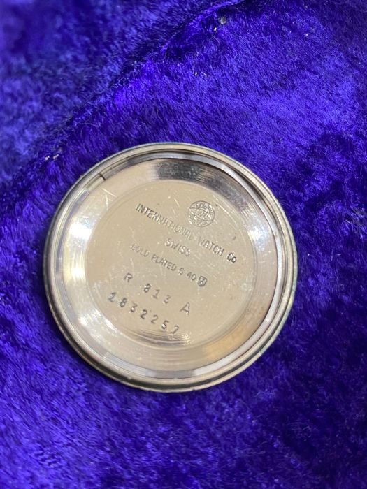 Relógio iwc Automático internacional Watch Vintage Plaquet Ouro