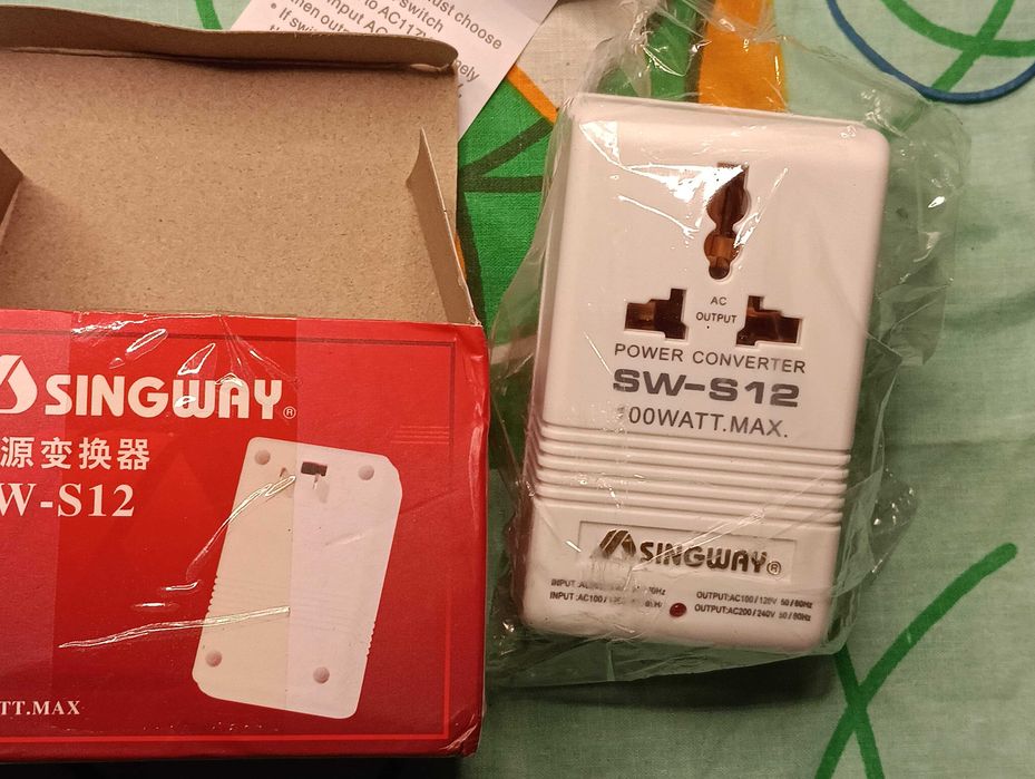 Блок живлення питания понижающий напряжение конвертер 220V в 110V 100W