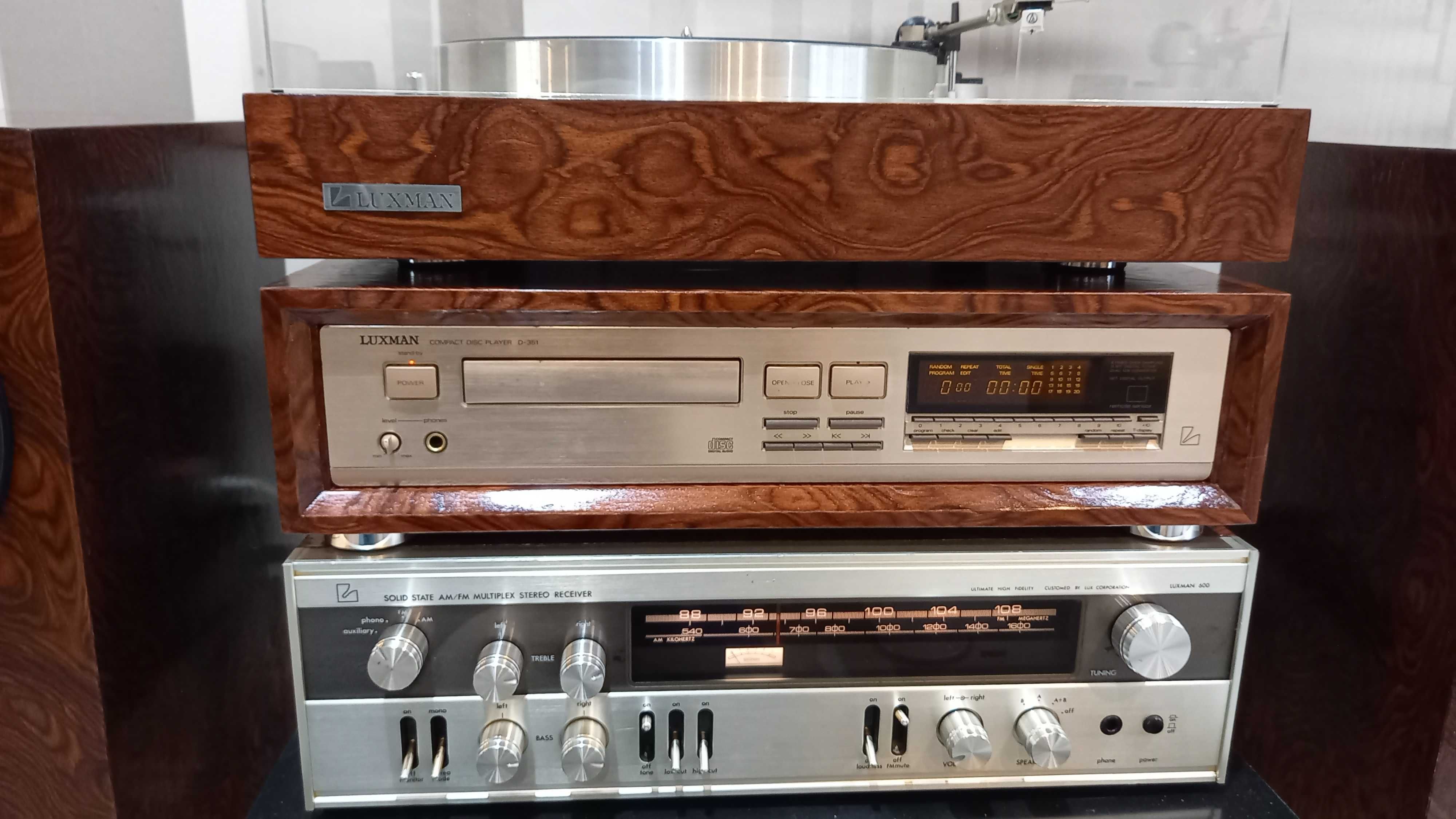 Zestaw Luxman R 600, D-351, PD-290 oraz Visaton szerokopasmowe