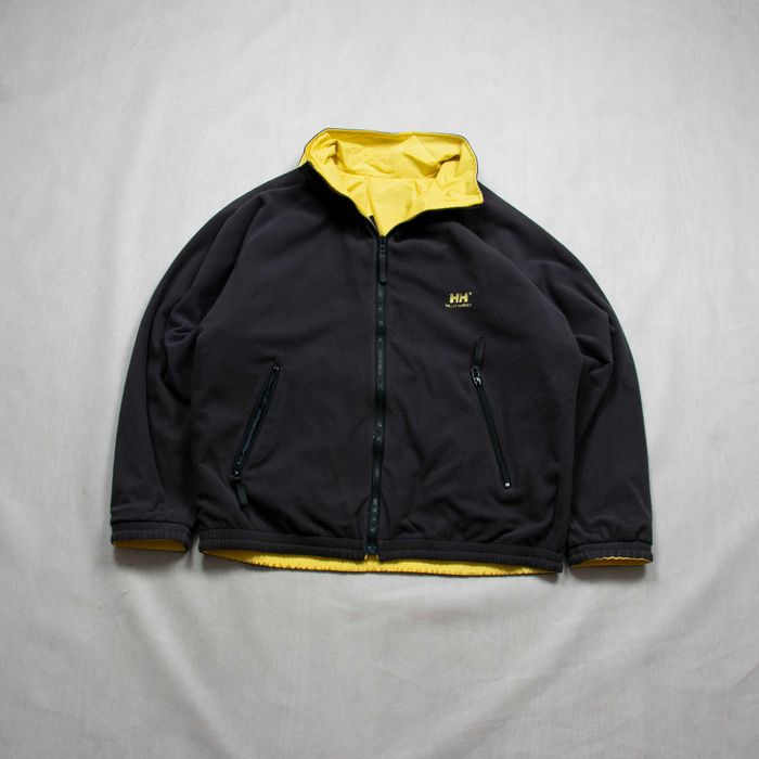 Helly Hansen boxy dwustronna polarowa kurtka vintage L