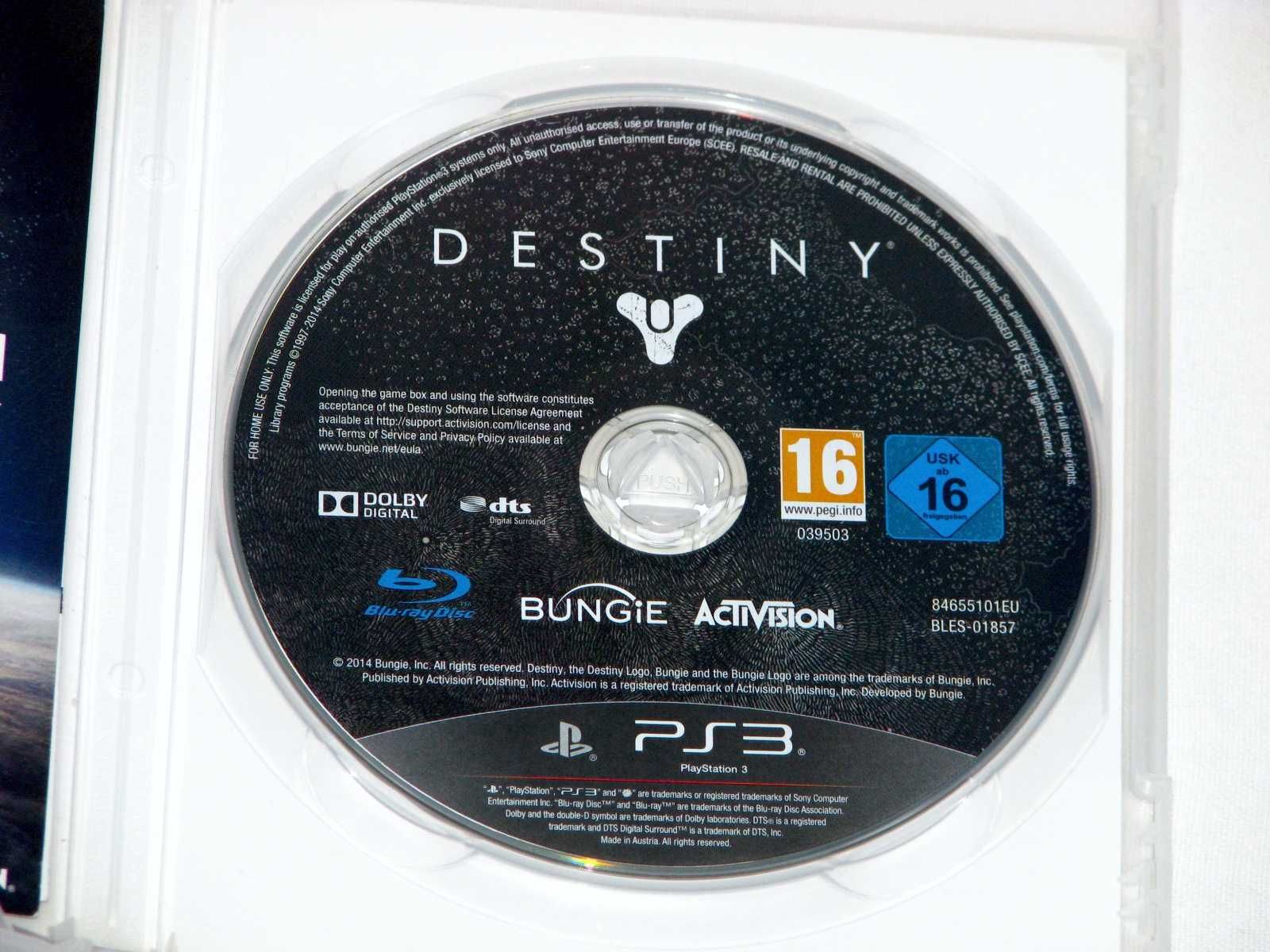 Gra PS3 Destiny Stan Idealny Sony Playstation 3