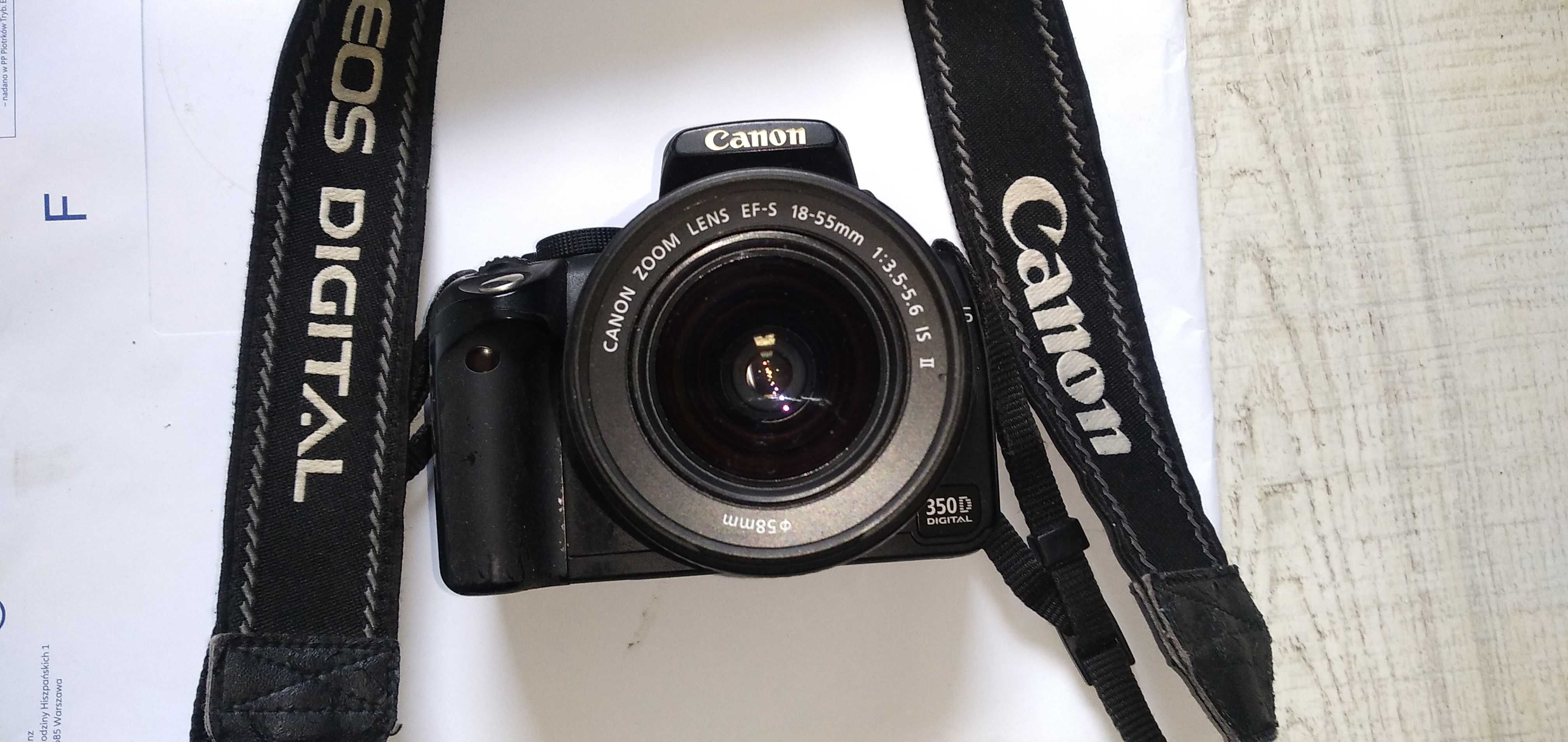 Canon Eos  350D Digital . Obiektyw LENS EF-5