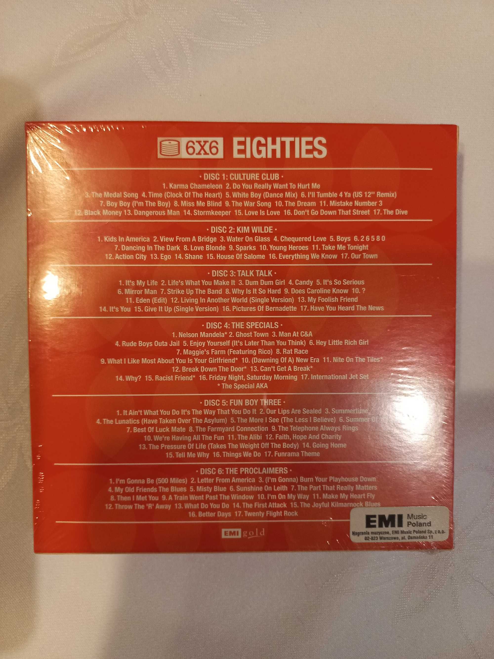 CD - Eighties - 6x6,Culture Club, Kim Wilde, Talk Talk- 6 w 1