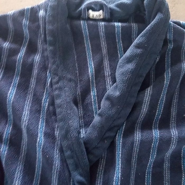 Szlafrok męski, granatowy, Marc& Spencer, rozmiar XL