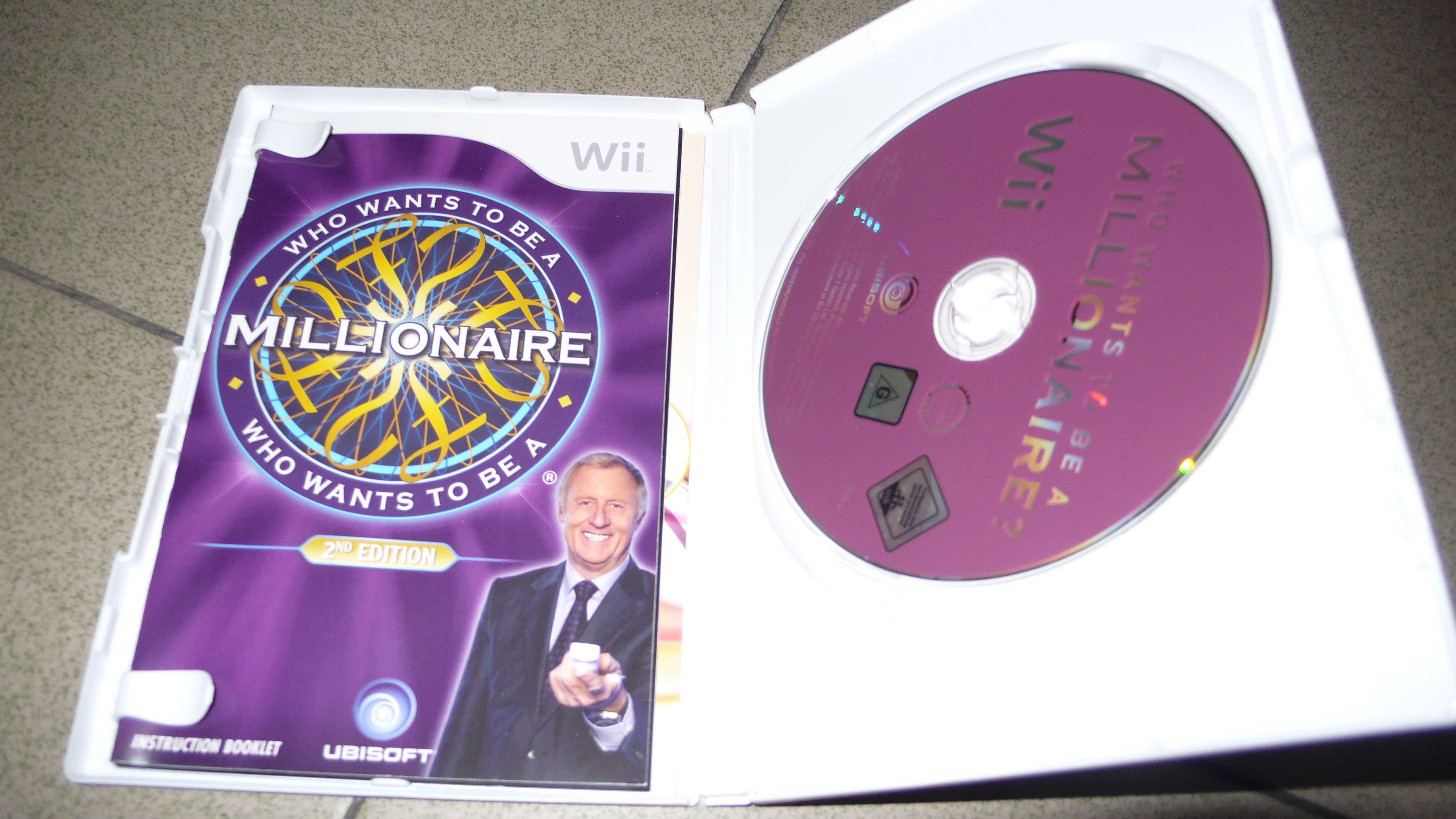 Milionerzy Millionaire 2nd Edition na Nintendo Wii stan płyty 5.5/6