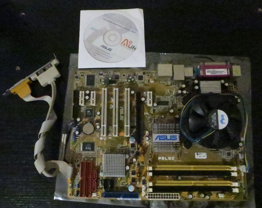 płyta główna ASUS P5LD2 z procesorem INTEL CORE 2 DUO E4600 2x2,4