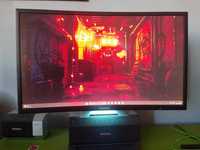 Monitor gaming curvo de 24" com AMD FreeSync 144hz