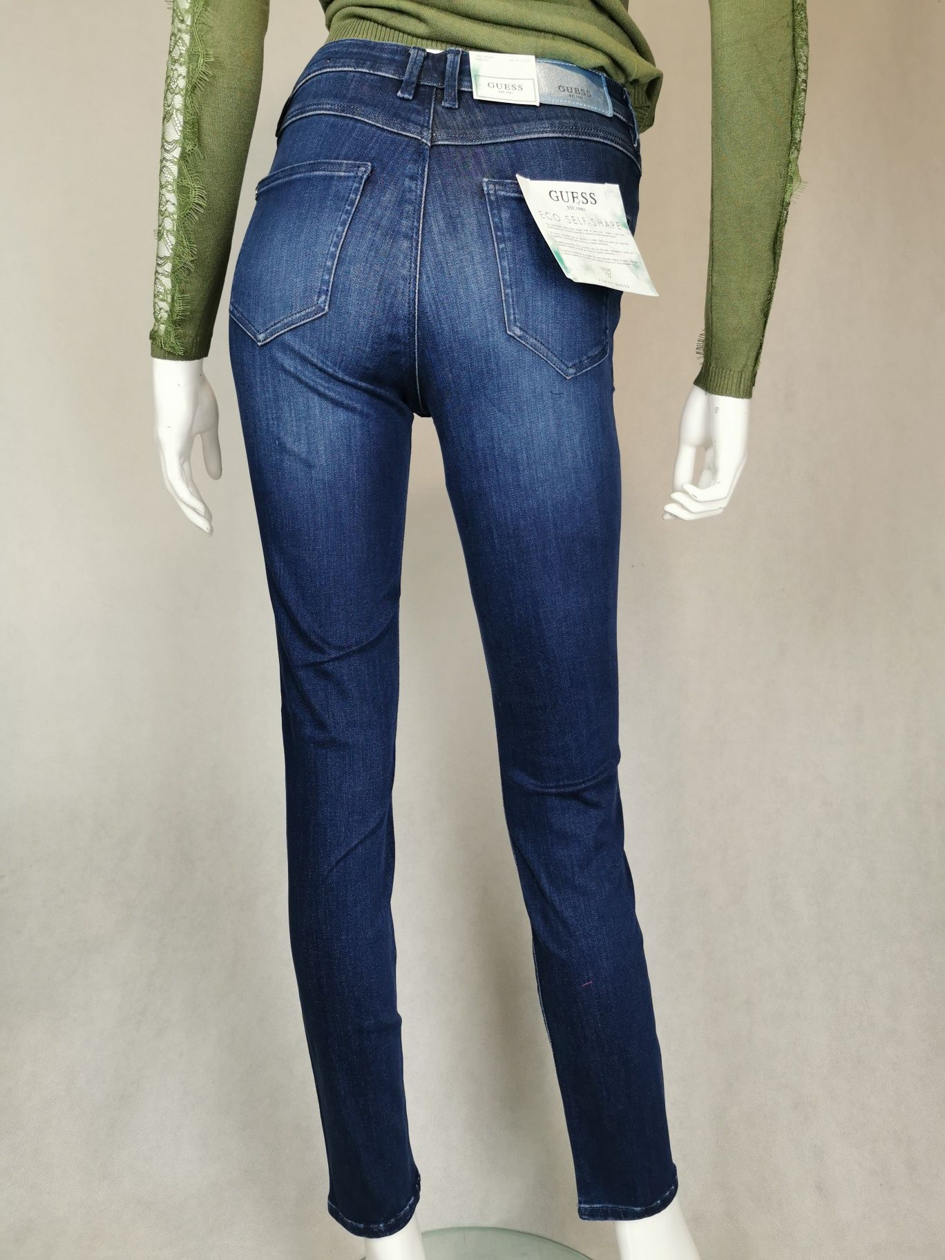 Nowe oryginalne spodnie jeansy Guess Rozm L L29 Skinny High