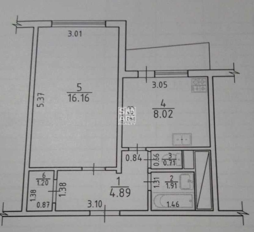 Продам 1-кімнатну на Райдужній біля озера