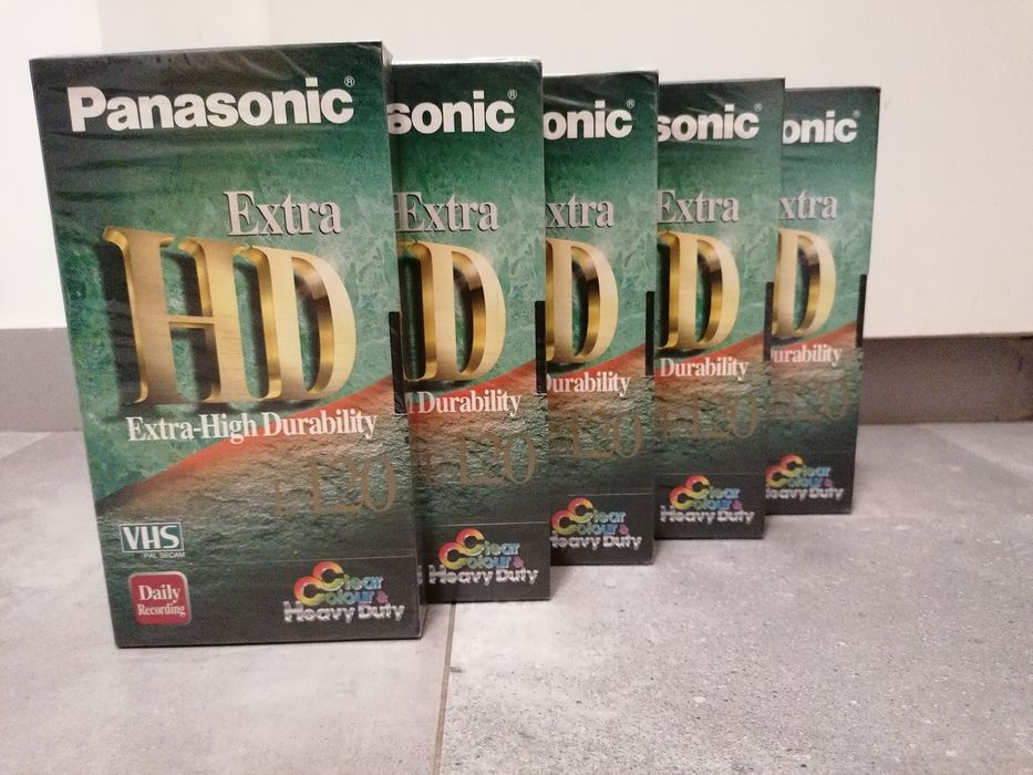 Kasety VHS Panasonic nowy.