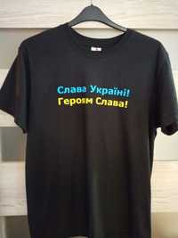 T-shirt / koszulka z nadrukiem "Slawa Ukraini! Gierojam Slawa!"