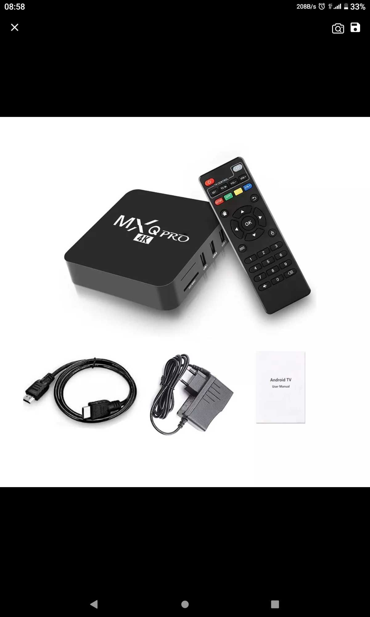 Tv box Android 11 4K