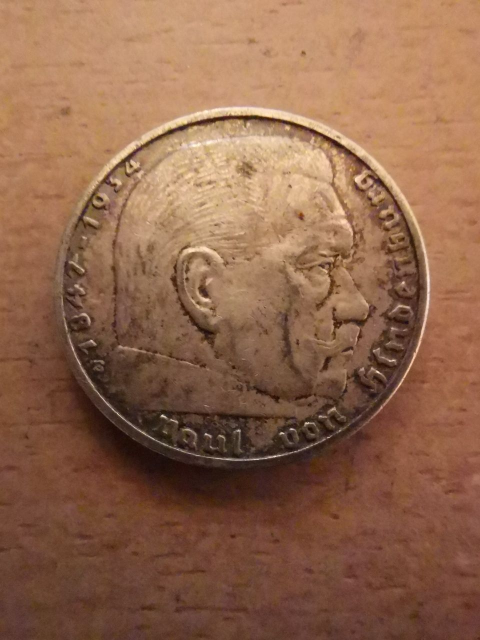 2 Deutsches Reichmark 1937 rok (2 Reich marki)
