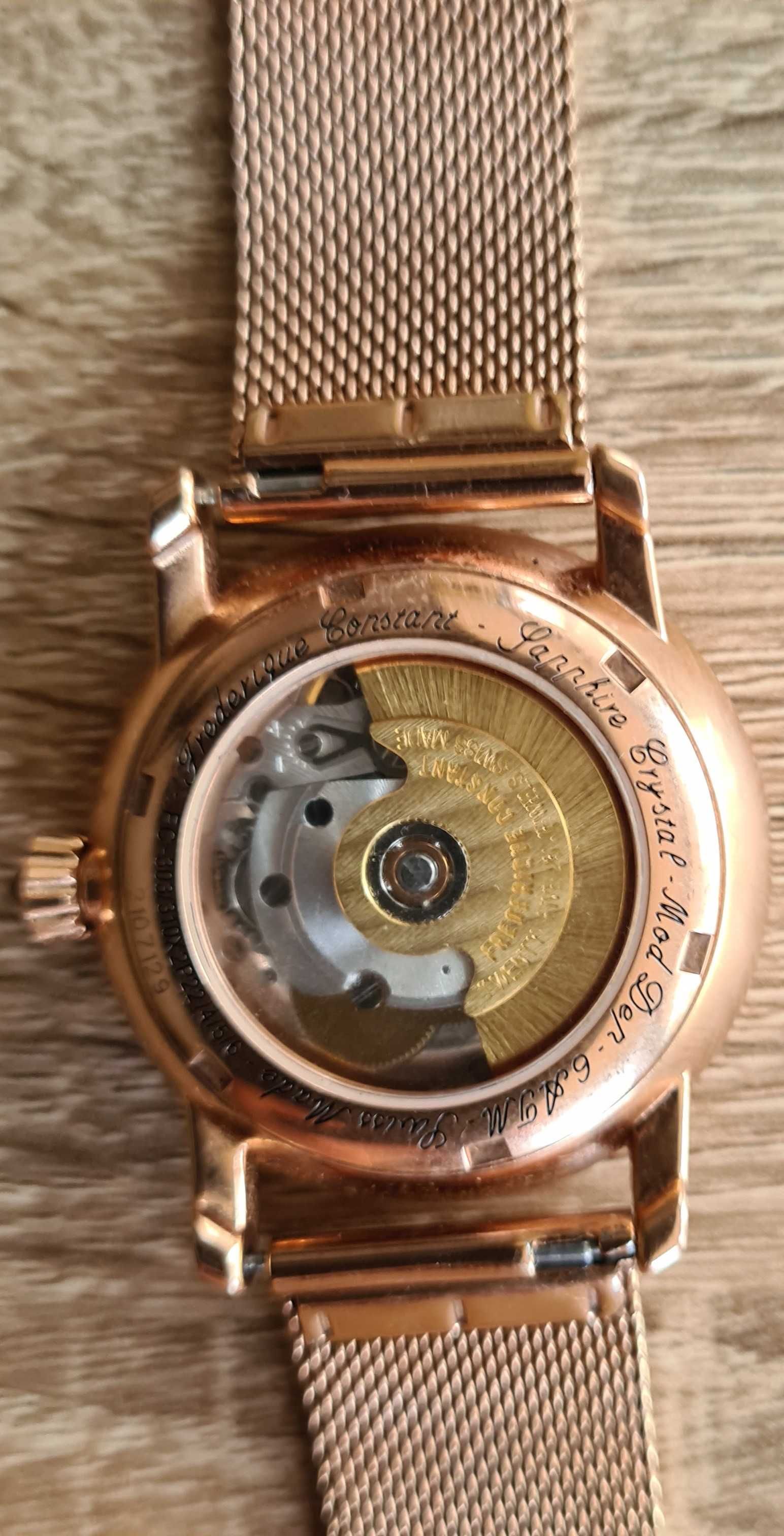 Szwajcarski luksusowy zegarek Frederique Constant Damski automatyczny
