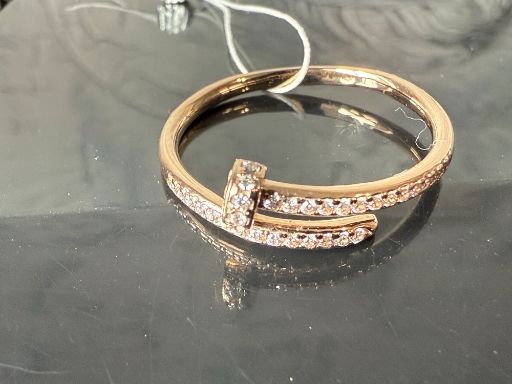 Золотое кольцо Cartier гвоздь 585 проба распродажа