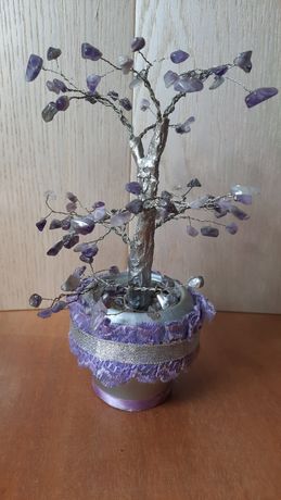 Продам декоративное дерево из камня аметиста