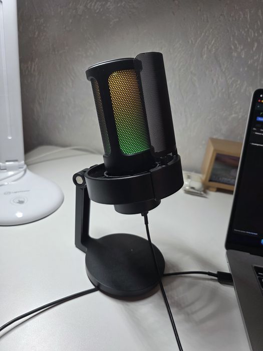 Ігровий мікрофон Fifine A8 з RGB підсвіткою конденсаторний