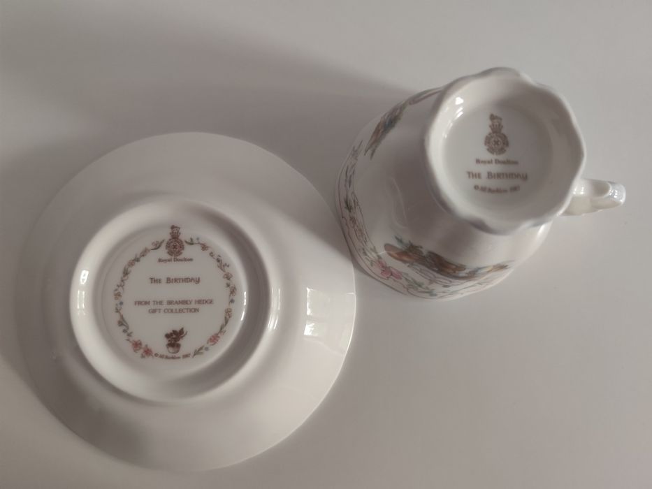 Filiżanka Brambly Hedge Royal Doulton Vintage filiżanka ze spodkiem
