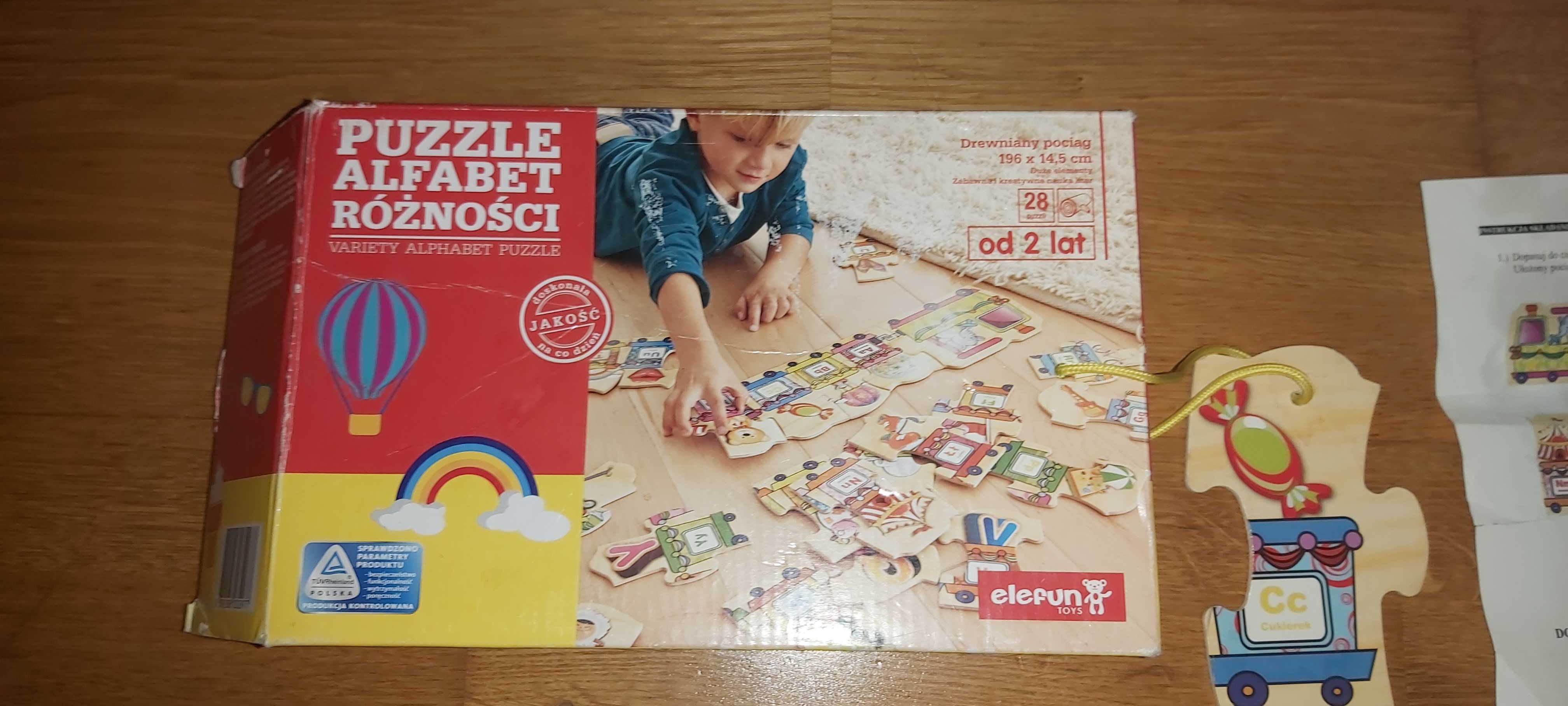 Puzzle alfabet różności