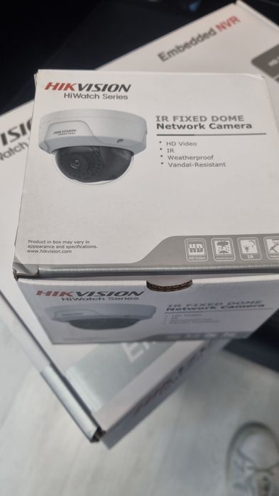 Gravador Hikvision Mod HWN 2104H-P (com Disco Rígido) + Camara Hikvisi
