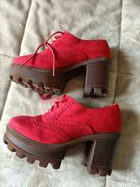 Sapatos vermelhos salto alto n 38