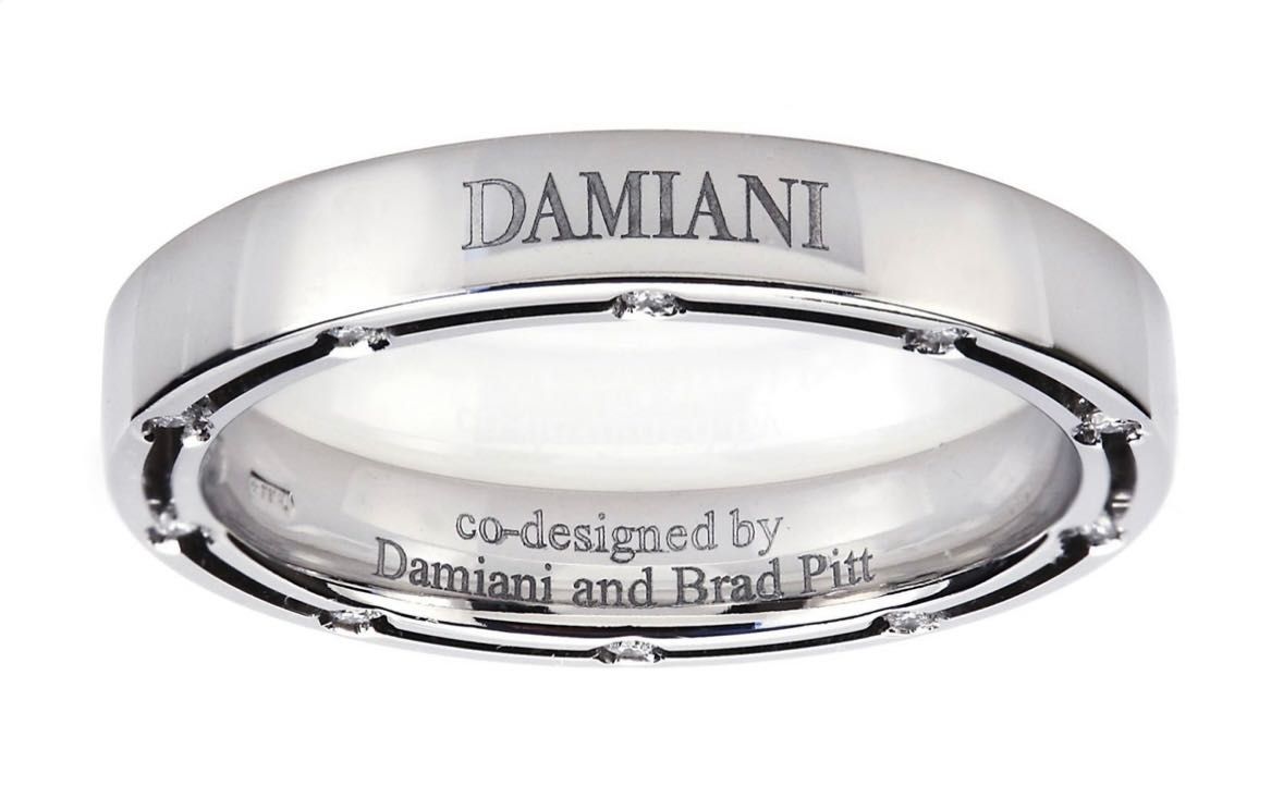 Золоте обручальне кільце Damiani