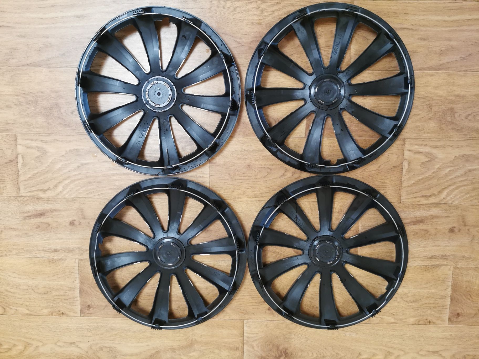 Колпаки R15  OLSZEWSKI Gral R15" сірий хром.