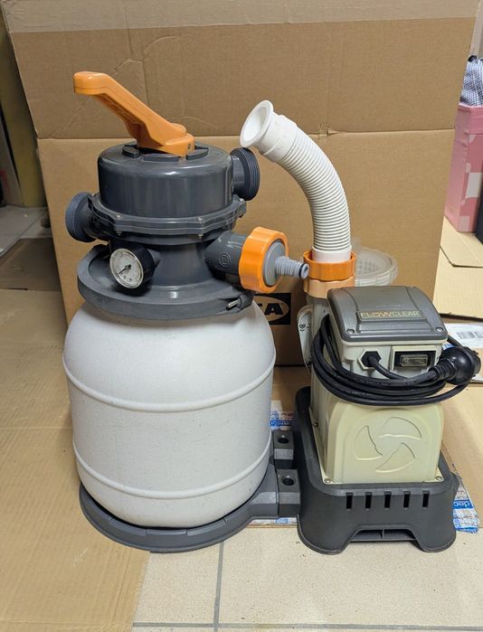 Pompa basenowa piaskowa Bestway 5678 l/h + gratisy. MEGA ZESTAW!