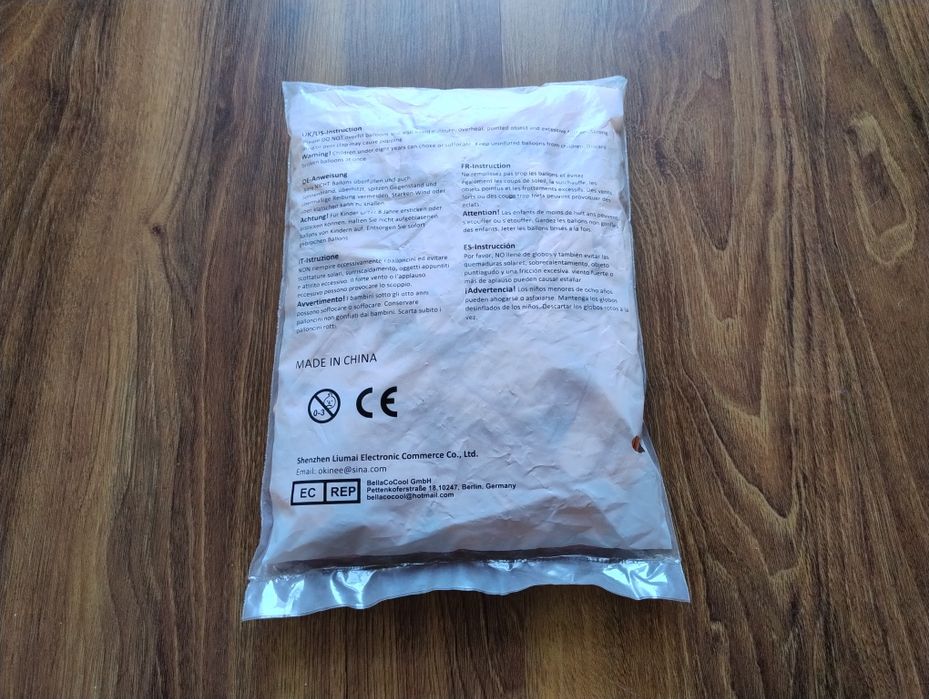 Balony w kolorze pomarańczowym 100 sztuk
