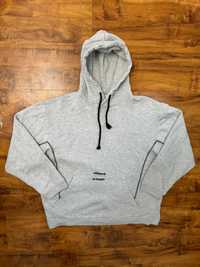 Bluza z kapturem szara bawełniana RYV Hoody GD9311 Adidas rozmiar L