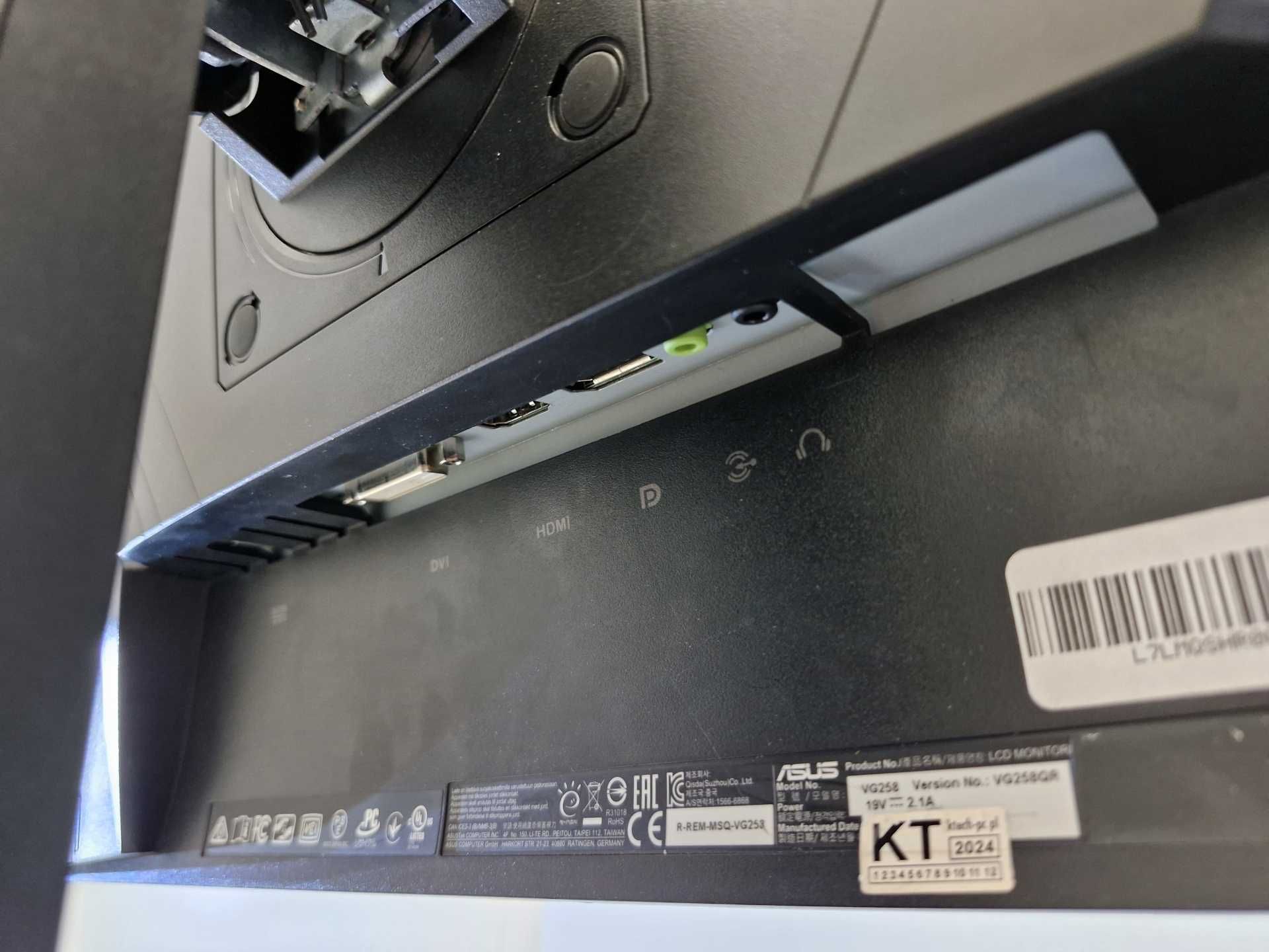 Monitor gamingowy ASUS VG258QR 24.5" 1920X1080PX 165HZ 1 MS