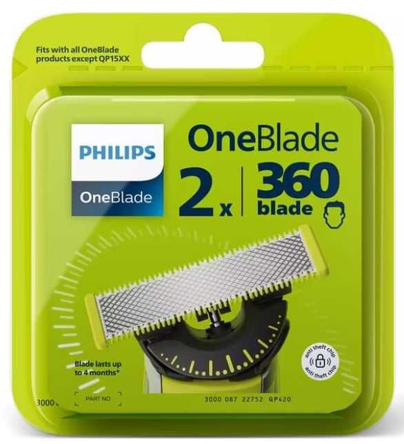Змінне лезо Philips OneBlade QP220 Лезвия Лезо Картридж Бритва