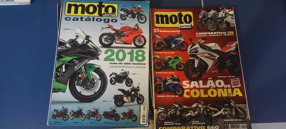Vendo Revistas Motociclismo e Moto Jornal de 2003 a 2017.