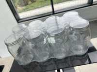 Dwa zestawy szklanych słoików 16 x 900 ml na przetwory