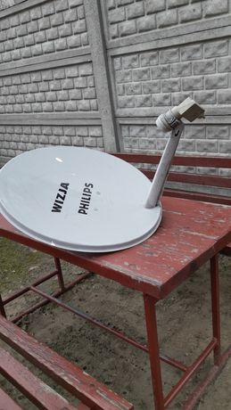 Talerz anteny Wizja Philips z konwenterem