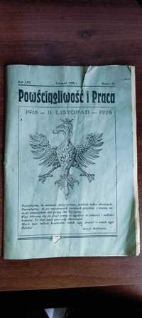 "Powściągliwość i Praca" - Rok XXII, Listopad 1928r., Zeszyt XI
