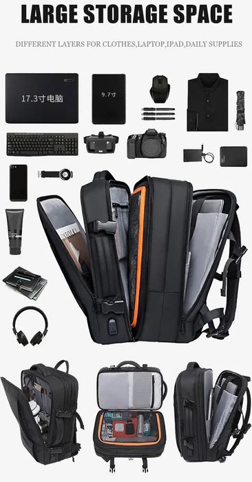 Рюкзак Xiaomi Bange Travel 37L BG-1908 сумка чемодан mi дорожня валіза