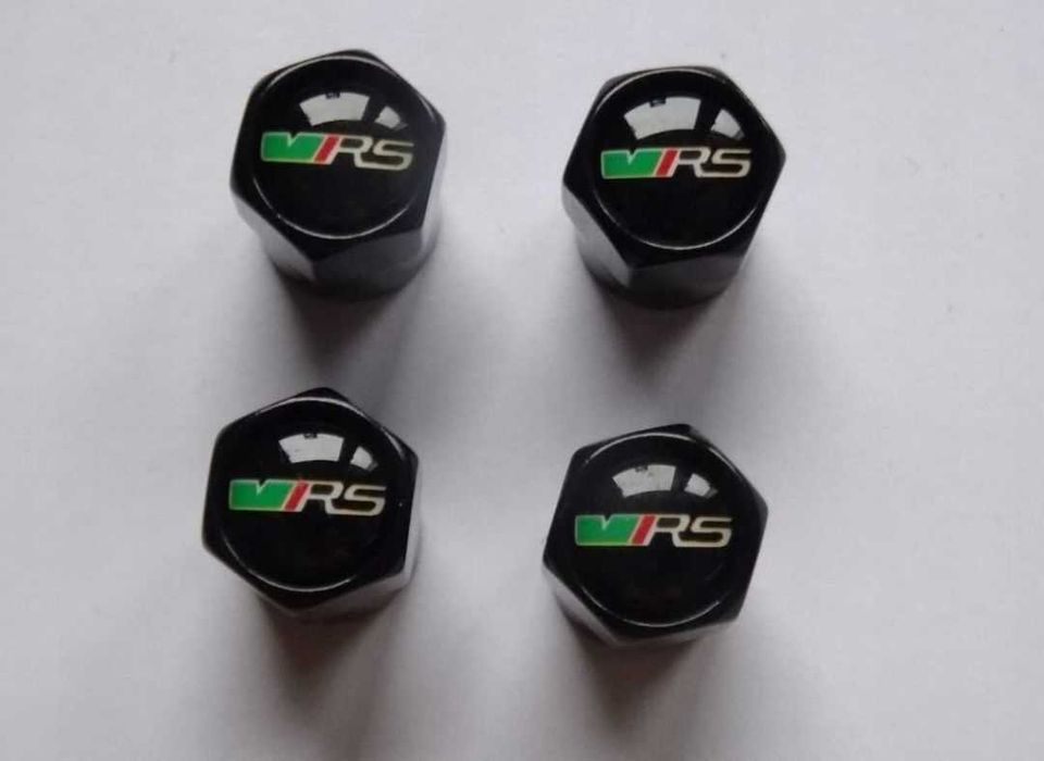 Nowe kapturki wentylki wentyle VRS czarne komplet