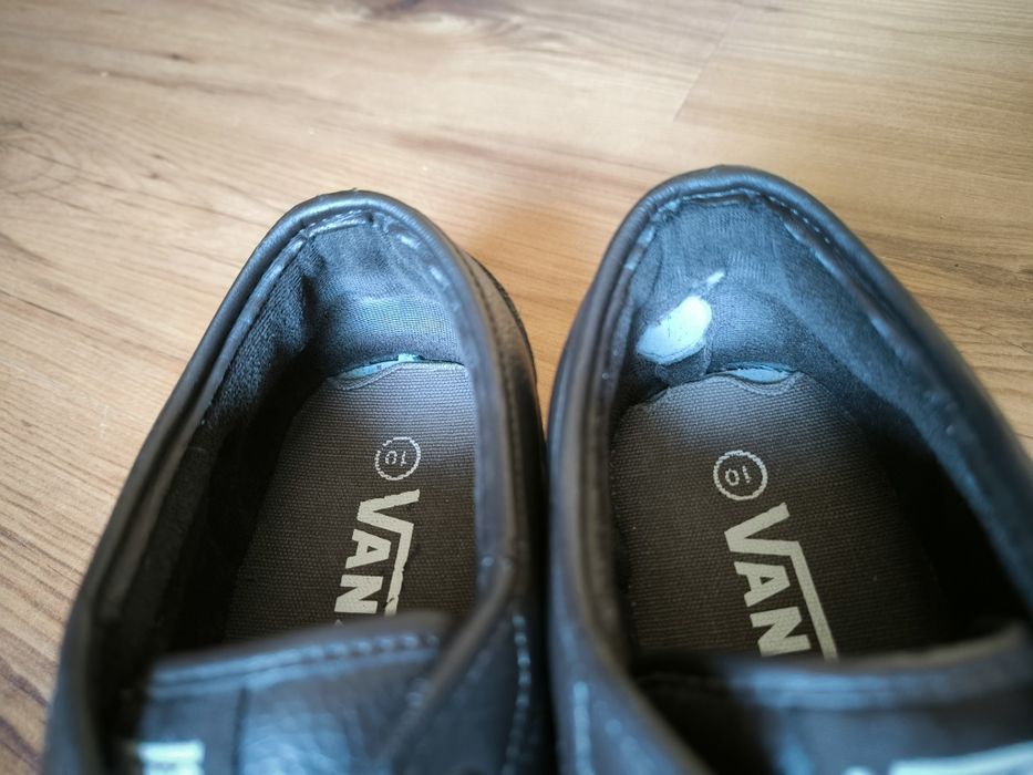 Vans trampki skate męskie skórzane ciemny brąz 43 półbuty