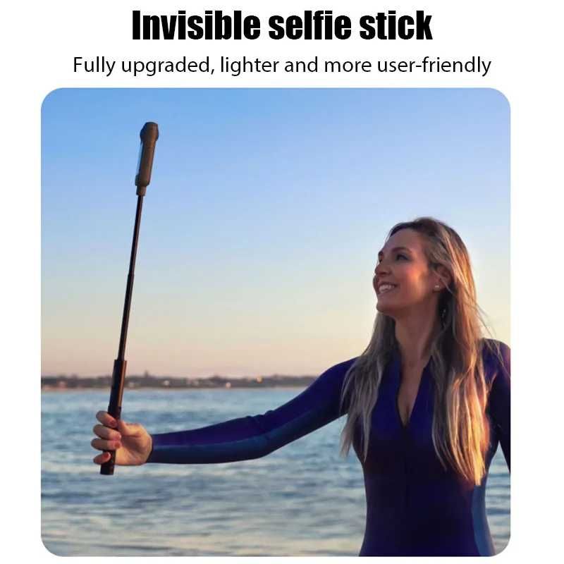 Kijek do selfie o długości 2 metry niewidzialny pasuje do insta 360 X5
