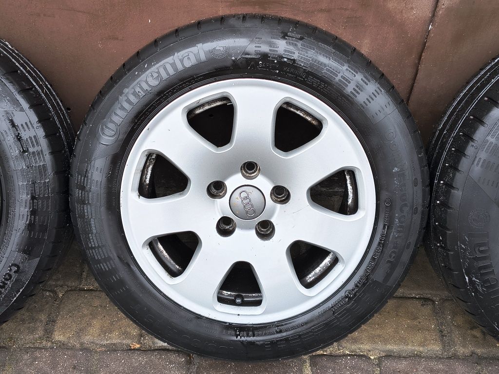 Koła audi A4 A3 5x112 r15 opony Continental 185/65/15 koła vag