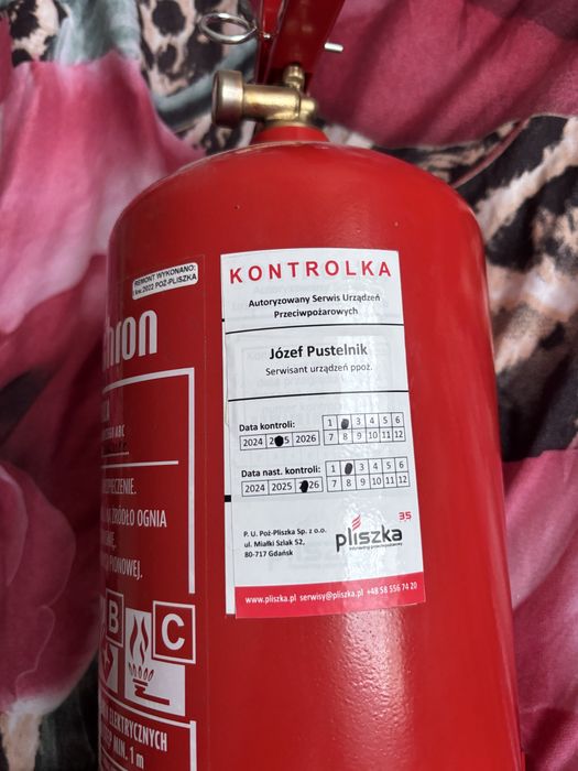 Gaśnica proszkowa 6kg