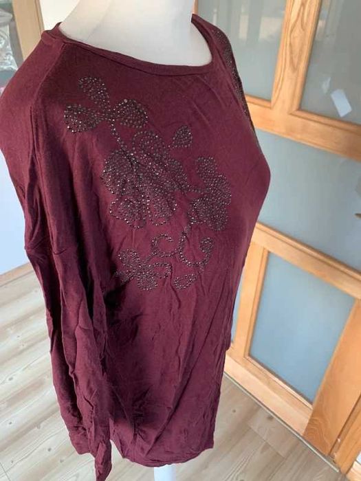 Bluzka bordowa H&M mama L