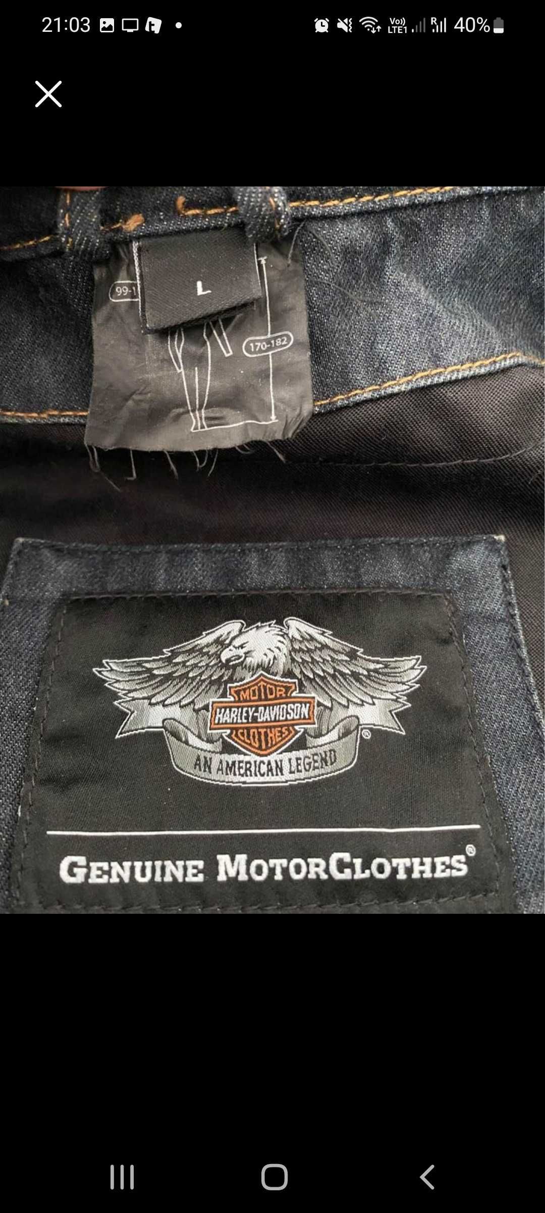 Kurtka jeansowa Harley Davidson L