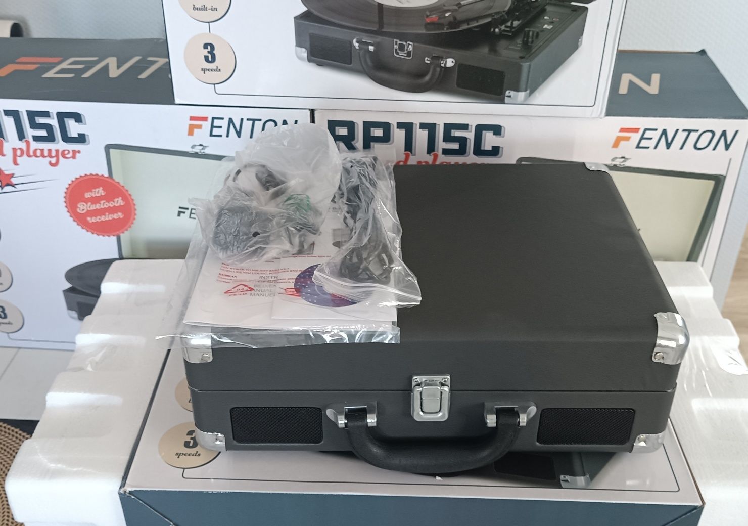 Вініловий програвач Fenton RP115 USB/ Bluetooth 3 Вт Німеччина