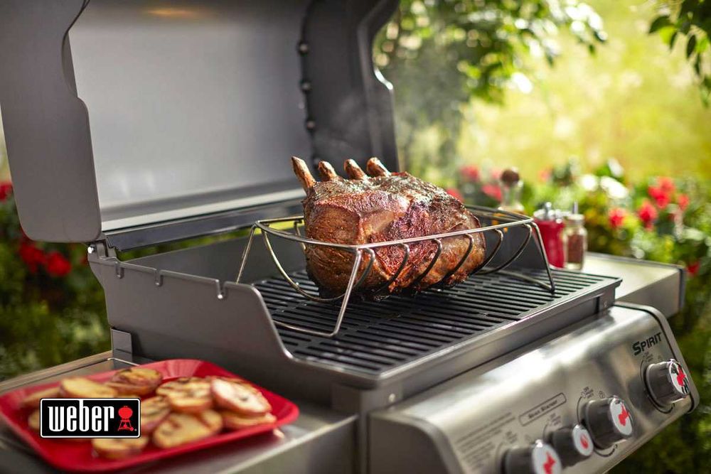 Підставка під ребра мясо для гриля Weber барбекю копчення Primaster